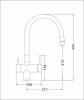 Смеситель для кухни EMAR PVD ЕС - 3015 PVD Coppery фото 2