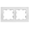 Рамка 2-постовая IEK Brite BR-M22-K91 арктический белый фото 5