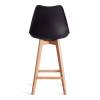 Стул барный Tetchair Tulip Bar (mod. C1014H-1) 21241 Black (Черный) 3010/ натуральный 42x47.5x104 фото 4