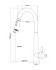 Смеситель для кухни Orange Steel M99-007b фото 7