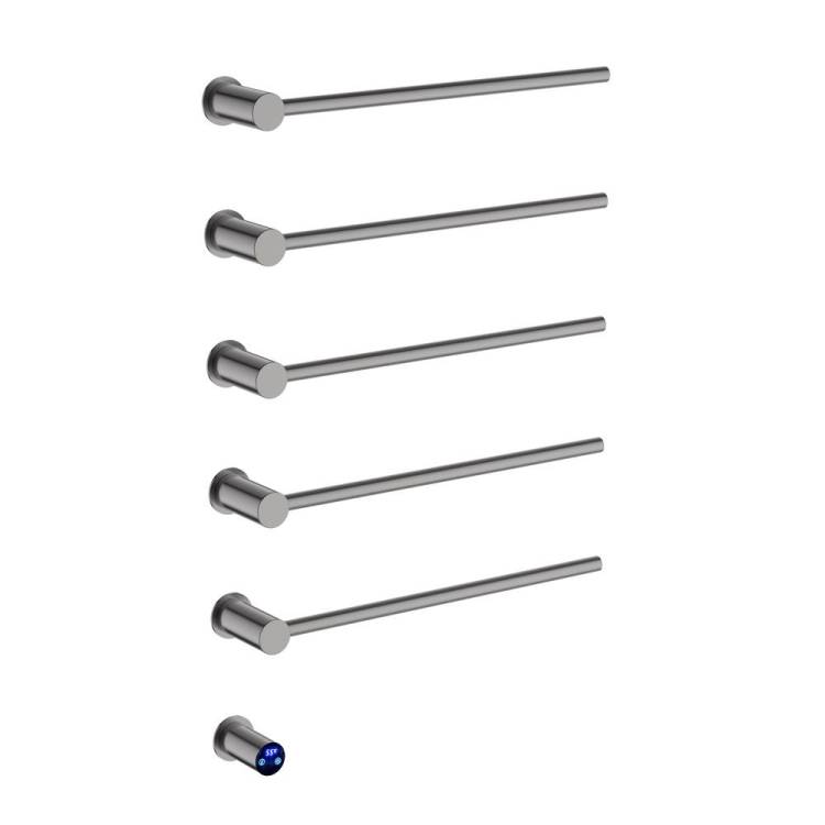 Полотенцесушитель электрический Terminus Аккорд П5 50x80, оружейная сталь