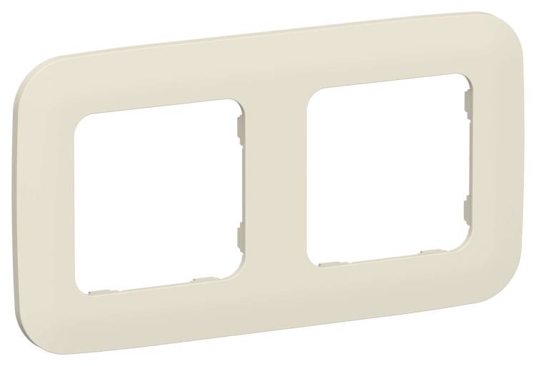 Рамка 2-постовая IEK Flite FI-M22-31-20-K86 сливочный