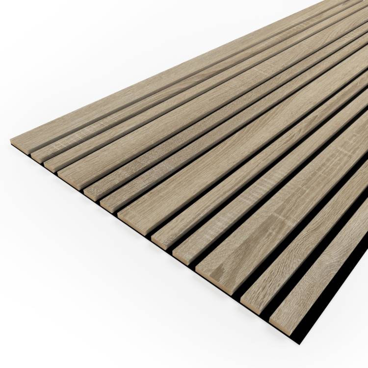 Панель стеновая акустическая Stella Comfort 9 Standart Дуб Сонома 278x60x0.9