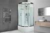 Душевая кабина Royal Bath Fato FATO RB 90CK-T-CH профиль хром, стекло прозрачное, 90x90x215 фото 2