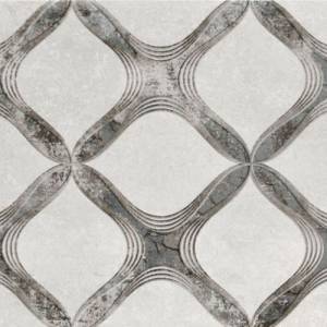 Декор Шахтинская плитка Персиан 010301002094 Серый 02 40x25
