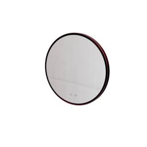 Зеркало Knotlor Луна FLMR110600TM с подсветкой, бордо, 60 см