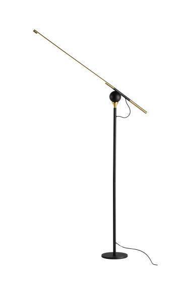 Торшер Alfa Light F3924-40 light black+gold 18W 100*18*1 60