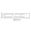 Шинопровод однофазный Lightstar Barra 502028 фото 2
