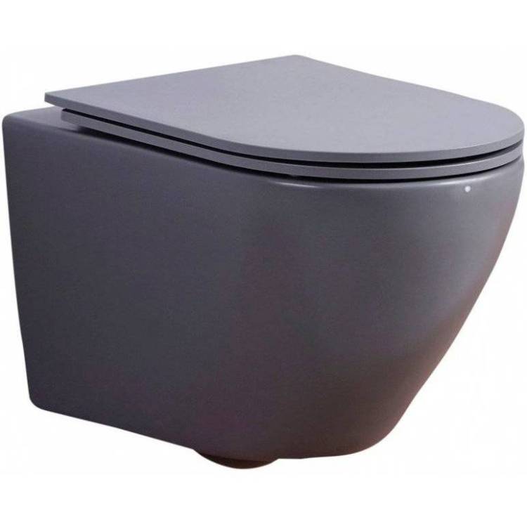 Унитаз подвесной Esbano Azalea ESUPAZALGM серый матовый