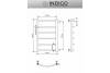 Полотенцесушитель водяной Indigo Arc LASW70-40BR-б/п-60 фото 2