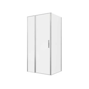 Душевой уголок Allen Brau Priority 3.31029.BA + 3.31044.BA профиль брашированное серебро, 1000x900