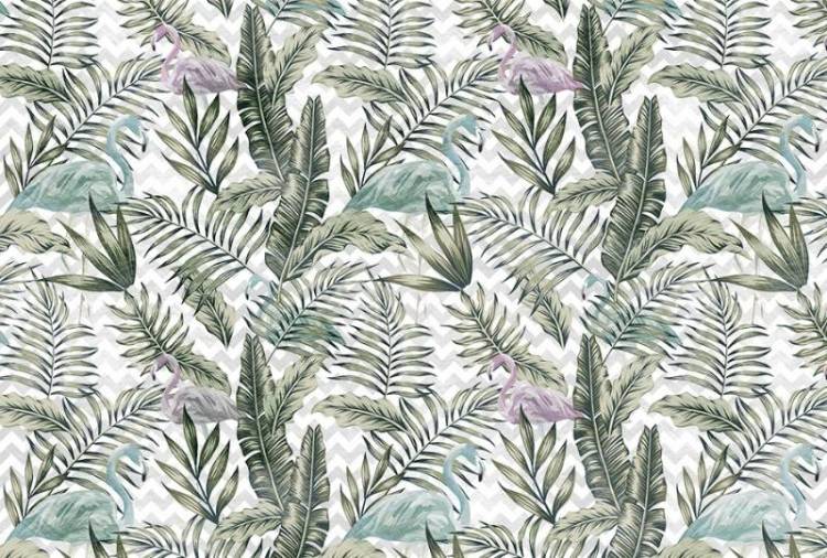 3D Фотообои Artegrafico «Фламинго в пастельных тонах» TB-038 акварель