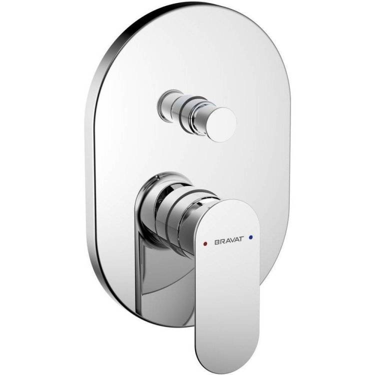 Смеситель для ванны Bravat Gina PB865104CP-2-ENG