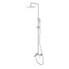 Душевая стойка Azario Florida square AZ-WSA654232C с поворотным изливом, хром