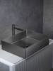 Раковина AltroBagno Аккордо (Accordo) 001010 MtGr оружейная сталь, 50.2x40.2 фото 3