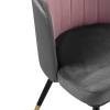 Стул Woodville Penelopa 15417 dark gray, pink, black, gold фото 9