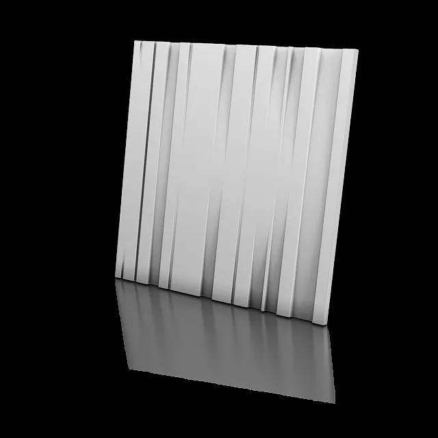 Дизайнерская панель Artpole GM-0083 Brash Platinum глянец 60x2.5x60