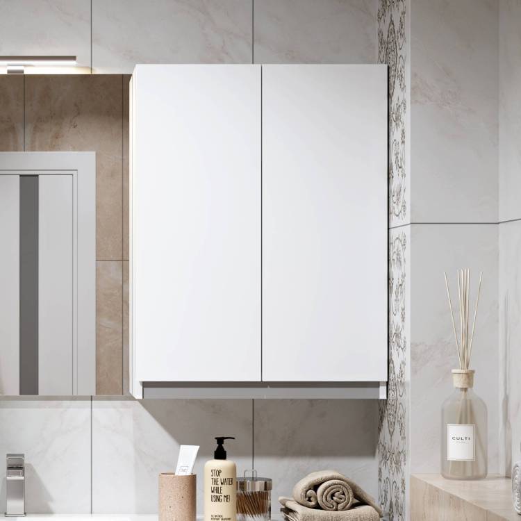 Зеркало-шкаф Alavann Soft Silver 60 ALV0232002 серый