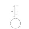 Уличный настенный светодиодный светильник Arte Lamp Nimbo A3409AL-1BK фото 2