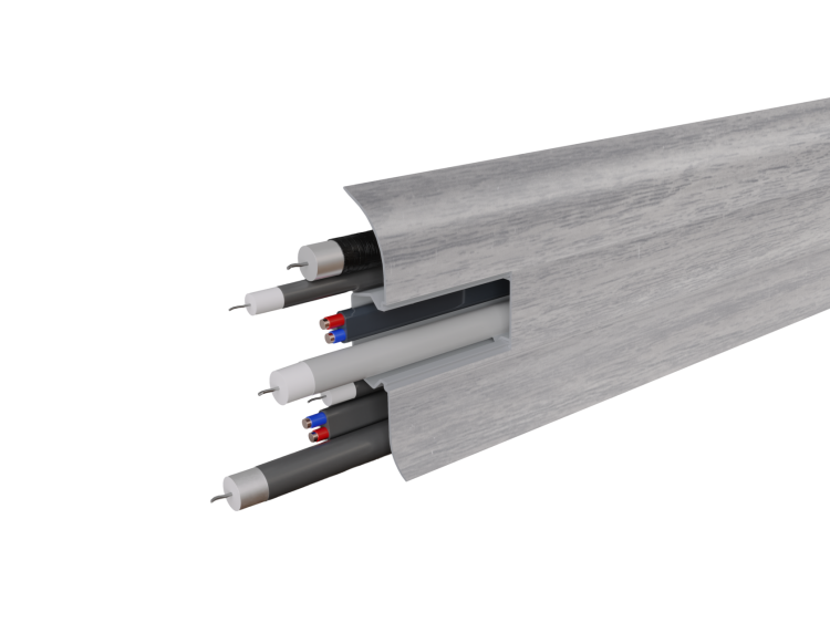 Плинтус Bonkeel Барк 5822 Дуб Красноярский 2200x58x22