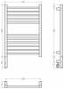 Полотенцесушитель электрический Сунержа Богема 3.1 00-6004-6040 прямой, 60x40 фото 4