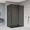 Душевой уголок Vincea Arno VSR-1A9012CGB 1200x900, профиль черный, стекло тонированное