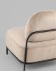Кресло Stool Group Стоун vd-stone-cl-cream бежевый, велюр рельефный фото 7