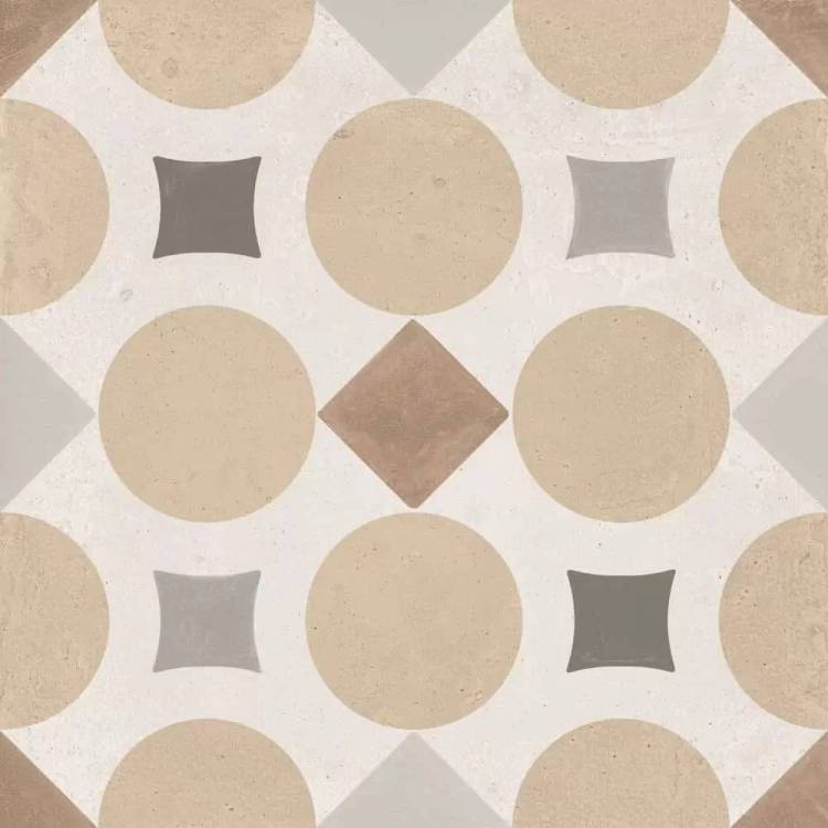 Керамогранит Harmony Patterns Sand Geometric 9mm R10 22.3x22.3