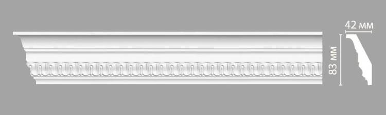 Плинтус потолочный с рисунком гибкий DECOMASTER DT-36F 240x4.2x8.3