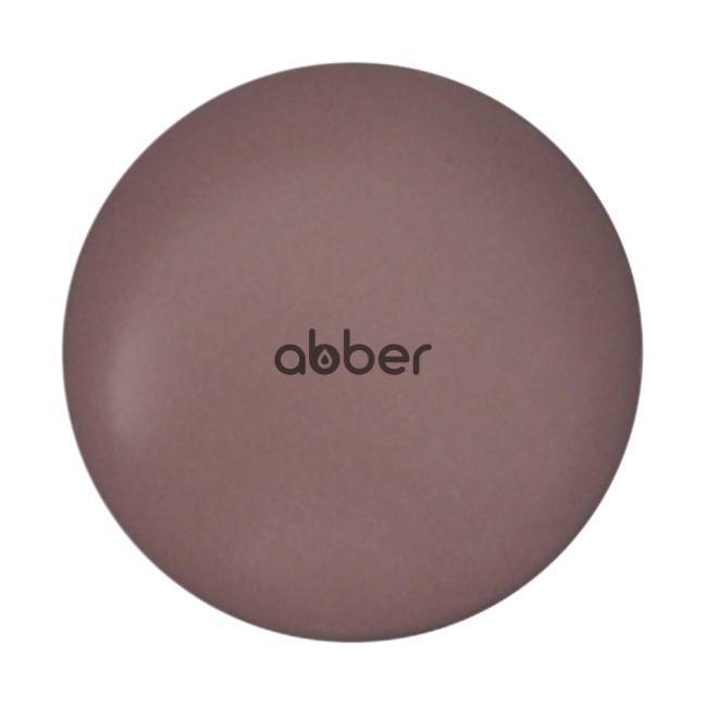 Накладка на слив для раковины Abber AC0014MC коричневая матовая, керамика