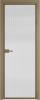 Межкомнатная дверь Profil Doors 1 AX цвет профиля Шампань, стекло безопасное 6 мм мору осветленное 700x2000