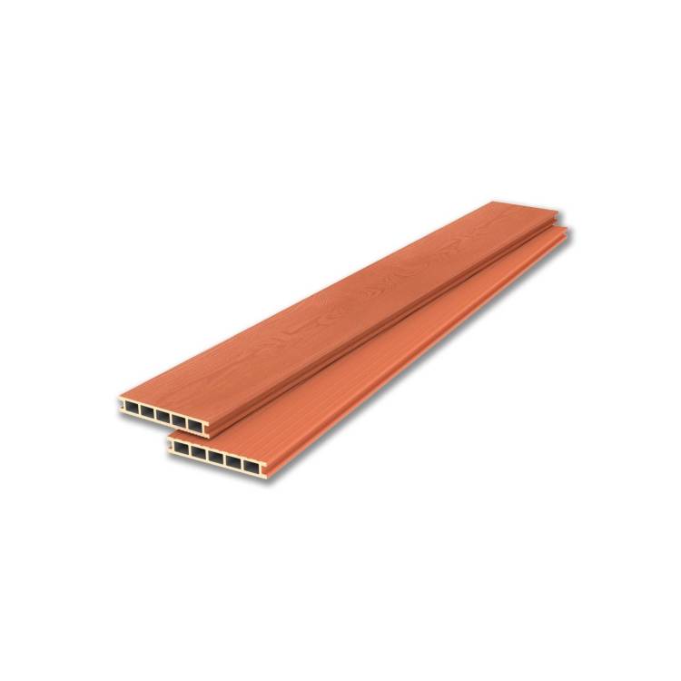 Террасная доска Lecole ДПК Natur+Wide Кирпич 6000x145x25