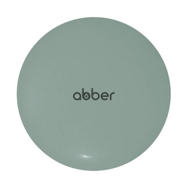 Накладка на слив для раковины Abber AC0014MCG светло-зеленая матовая, керамика