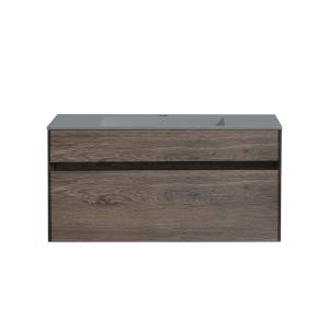 Тумба под раковину Vincea Chiara VMC-2C100RO 1000 подвесная, 1 выкатной ящик soft-close, R.Oak