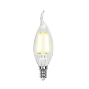 Лампа светодиодная филаментная Uniel Air Dim LED-CW35-5W/NW/E14/CL/DIM GLA01TR