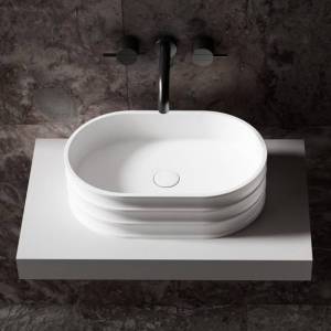 Раковина Abber Stein AS2650 55 см, белая матовая