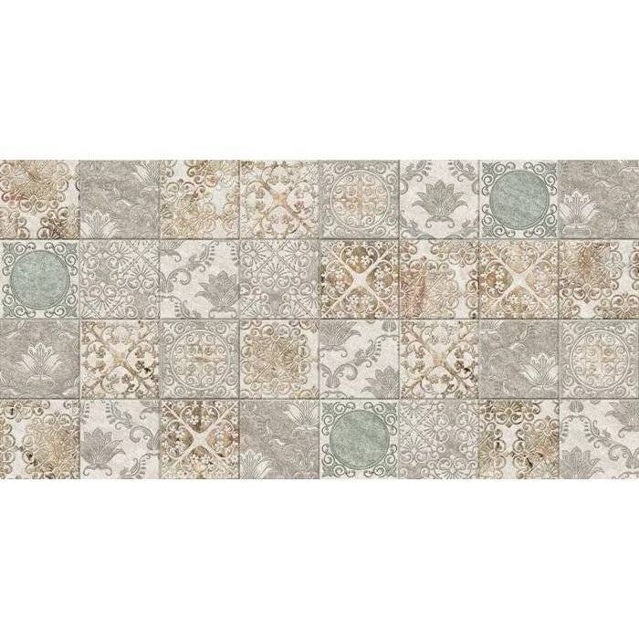 Декор Belani Рамина Серый 25x50