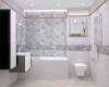 Бордюр Cersanit UG1U412 Красный 3x75 фото 2