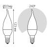 Лампа светодиодная Gauss Candle 104101110 фото 8