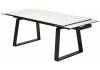 Стол Woodville Vasto 539688 итальянская керамика marbles KL-99 белый мрамор матовый/черный 180(260)x90x76 фото 5