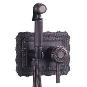 Гигиенический душ Lemark Jasmine LM6619ORB со смесителем, с внутренней частью