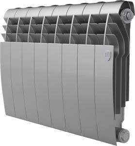 Радиатор биметаллический Royal Thermo BiLiner 350 silver satin, 8 секций