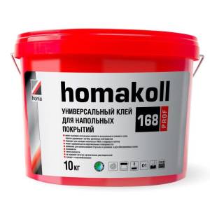 Универсальный клей для напольных покрытий Homakoll 168 Prof (10 кг)