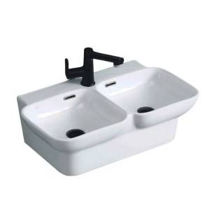 Раковина Cerutti Spa Double Nemi CT9702 двойная подвесная