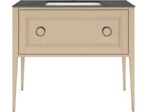 Тумба с раковиной Kerama Marazzi Plaza капучино, тумба PL.CN.100.1\CAP.M + рак. PLR.wbu.55