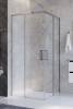 Душевой уголок Cezares PLANE-A-2-100-C-CR профиль хром, стекло прозрачное, 100x100x195 фото 4