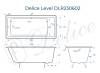 Чугунная ванна Delice Level 170x75 с ножками фото 8
