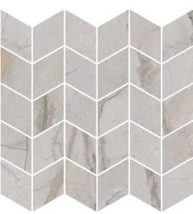 Декор Kerama Marazzi Ифран KMD2MSM007BR мозаичный серый светлый глянцевый обрезной 30x31.2