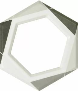 Декор Fanal Lino Frame Gris 24.7x21.5