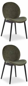 Набор из 2 стульев Stool Group Эллиот FDC9665 Solo 355 x2 зеленый